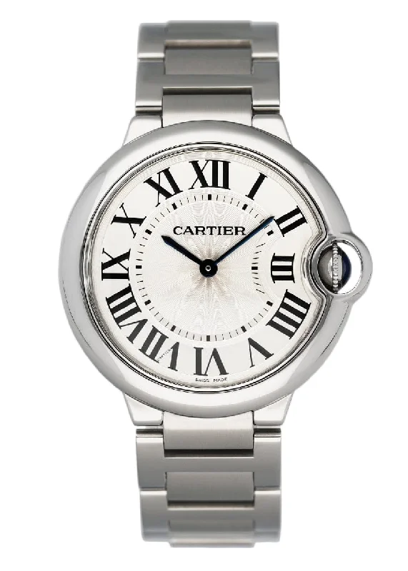 Cartier Ballon Bleu W69011Z4 Stainless Steel Watch Box Papers