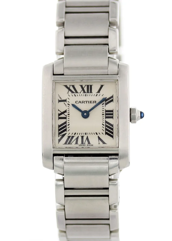 Cartier Tank Francaise 2384 Stainless Steel Quartz