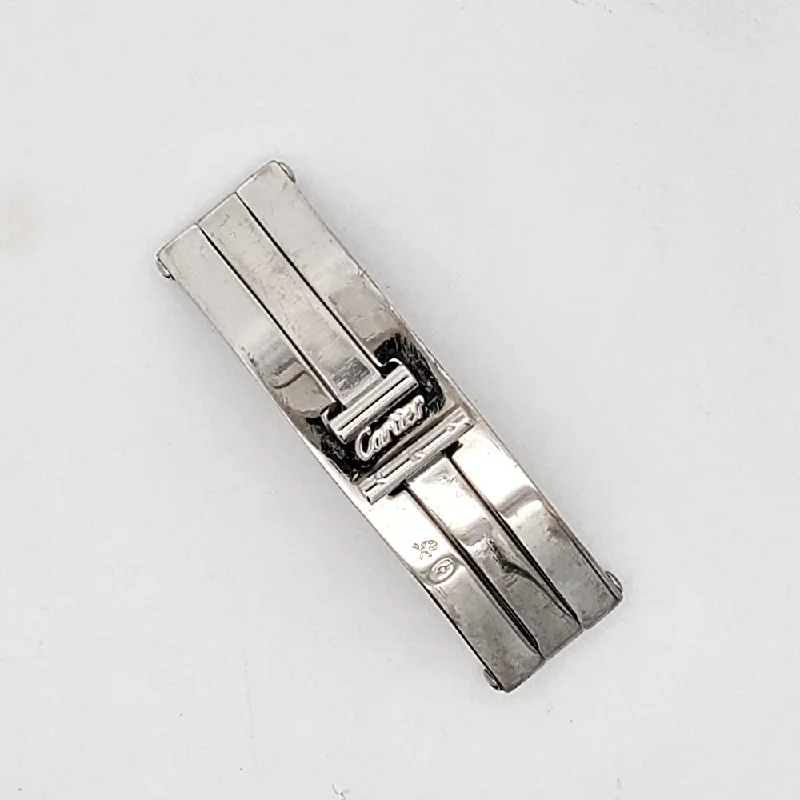 OEM Cartier 18k White Gold Butterfly Deployment Buckle for parts