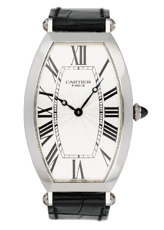 Cartier Tonneau 2803 H Platinum Watch