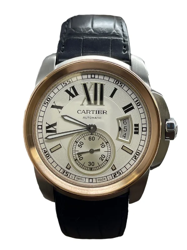 Cartier Calibre de Cartier W7100036 Silver Dial Automatic Men's Watch