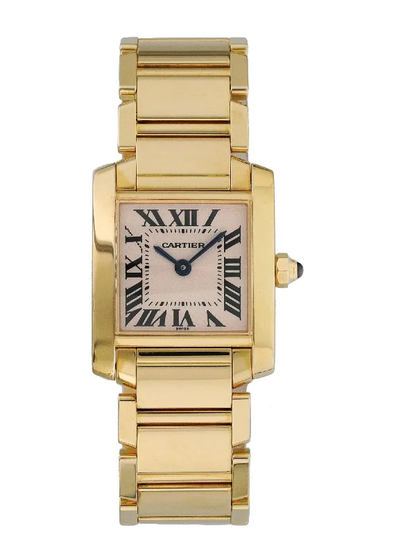 Cartier Tank Francaise 1820 Yellow Gold Ladies Watch