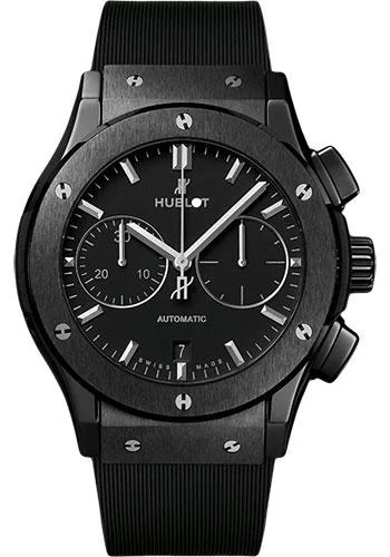 Hublot Classic Fusion Chronograph Black Magic Watch - 45 mm - Black Lacquered Dial-521.CM.1171.RX