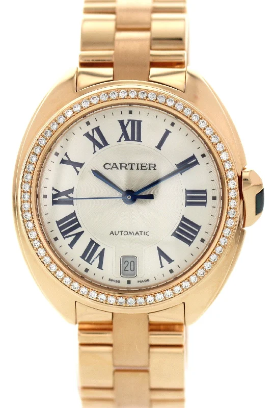 Cartier Calibre 18K Rose Gold 3854