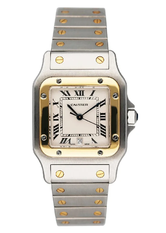 Cartier Santos Galbee W20011C4 187901 Two Tone Watch Box Papers