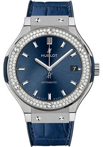 Hublot Classic Fusion Blue Titanium Watch-565.NX.7170.LR.1104