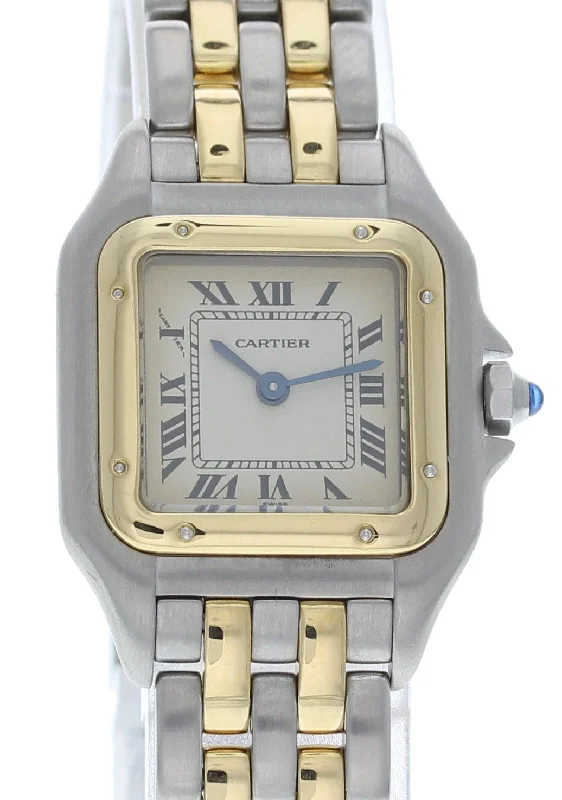 Ladies Cartier Panthere 168921 18k Yellow Gold & Steel Watch