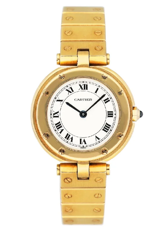 Cartier Santos Vendôme 84738788 18K Yellow Gold Ladies Watch