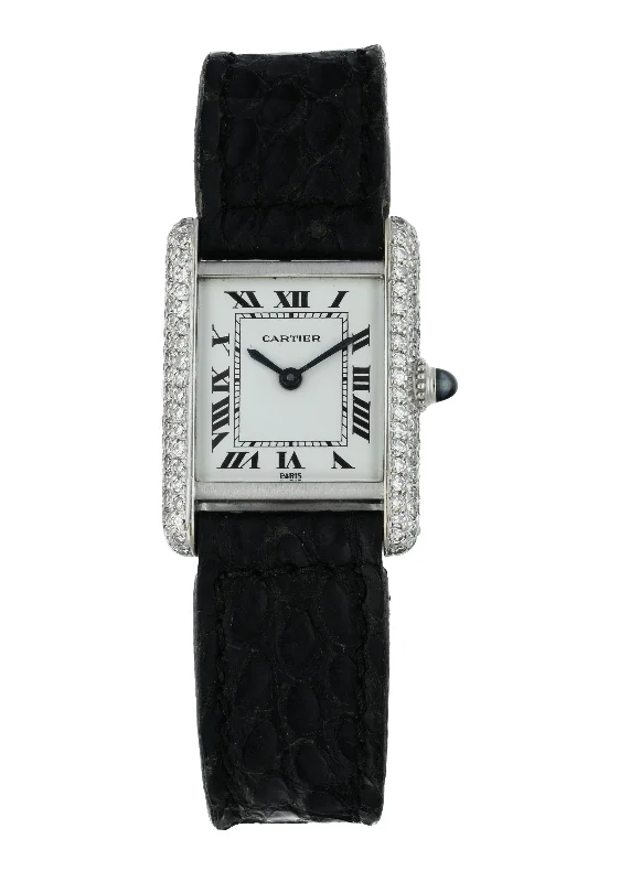 Cartier Tank Paris Diamond Case Ladies Watch