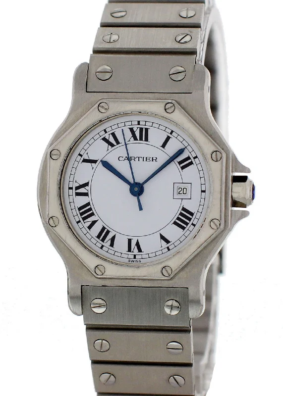 Cartier Santos Octagon 2966 Mens Watch