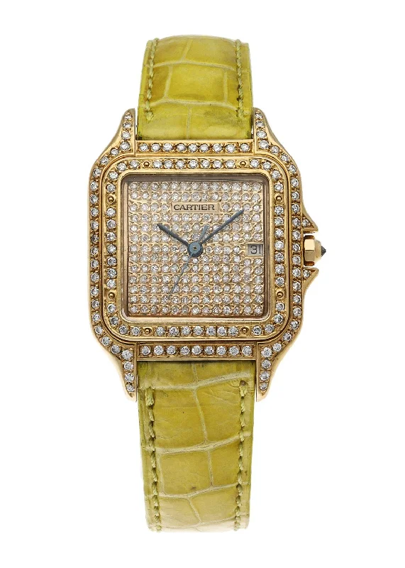 Cartier Panthere 887968 Large 18K Yellow Gold Men's Watch