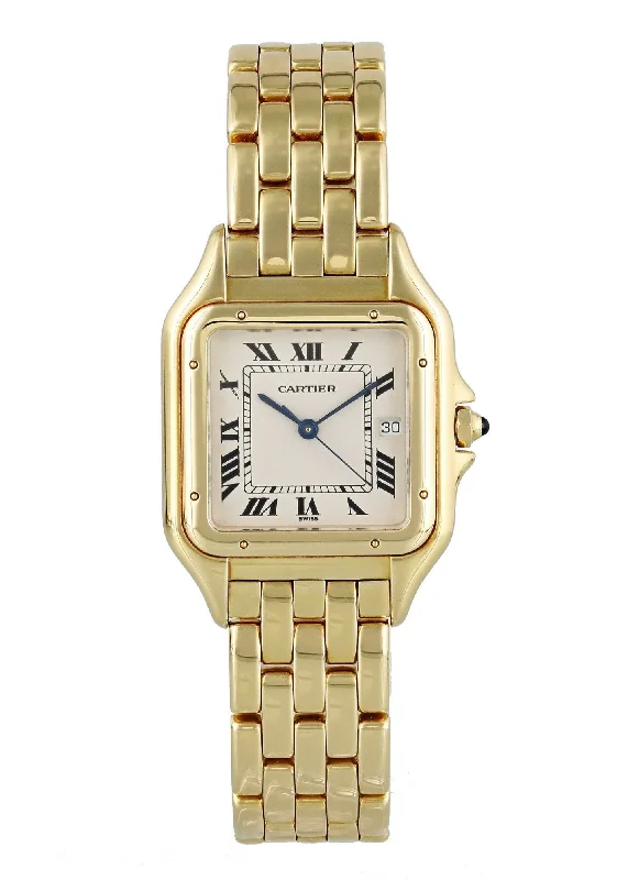 Cartier Panthere 1060 2 18k Yellow Gold Large Men's Watch