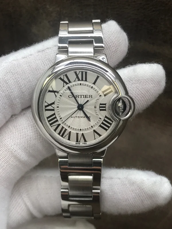 Cartier Ballon Bleu de Cartier 3489 / W6920071 Silver Dial Automatic  Women's Watch