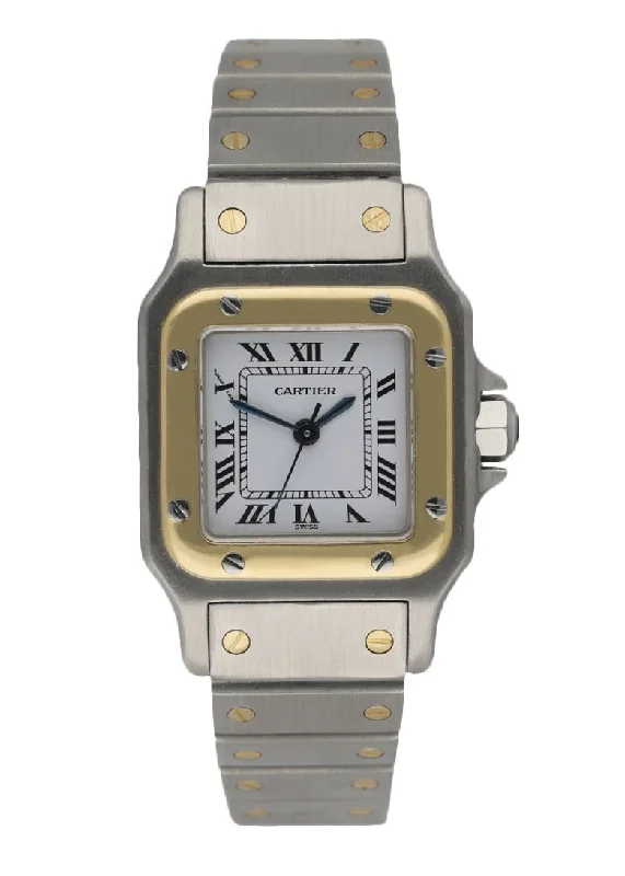 Cartier Santos Galbee Two Tone Ladies Watch