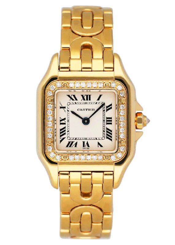 Cartier Panthere Art Deco WF3070N3 Diamond Ladies Watch