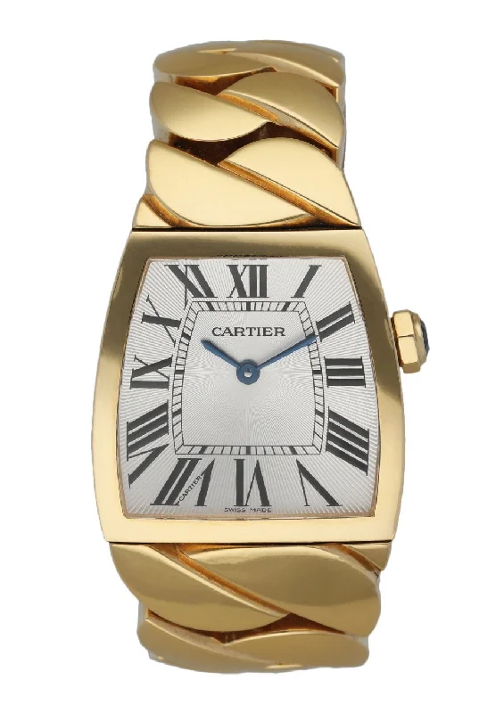 Cartier La Dona 2836 18K yellow Gold Ladies Watch Box & Papers