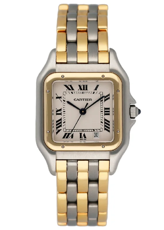 Cartier Panthere W25028B8 Three Row Midsize Ladies Watch