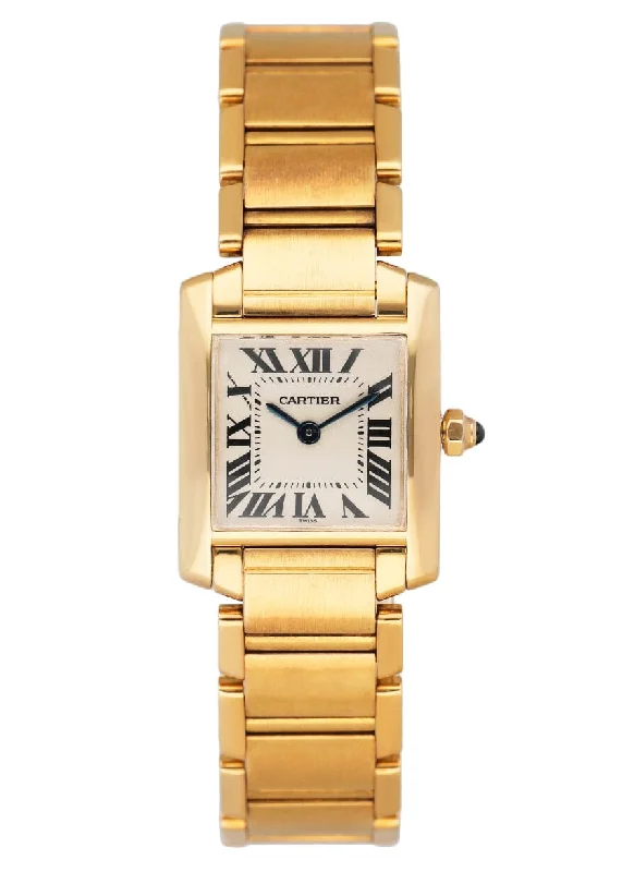 Cartier Tank Francaise W50002N2 Yellow Gold Ladies Watch