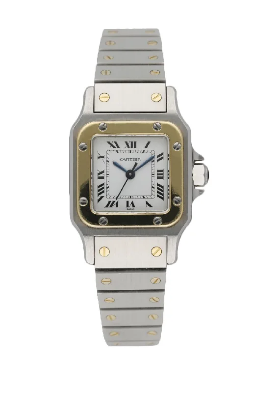 Cartier Santos Galbee Two Tone Ladies Watch