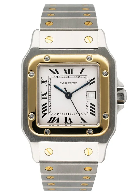 Cartier Santos Galbee 81036288 Two Tone Watch