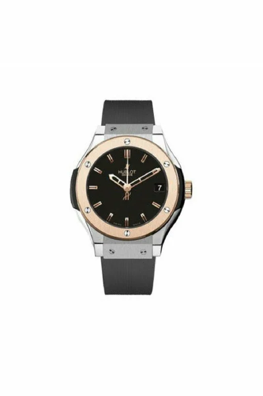 hublot classic fusion king gold 33mm titanium ladies watch