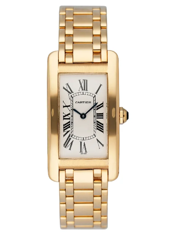 Cartier Tank Americaine 1721 Midsize 18K Yellow Gold Watch