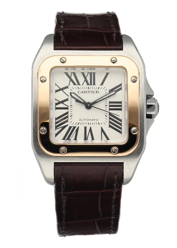 Cartier Santos 100 Stainless Steel 2878 Midsize Automatic Watch