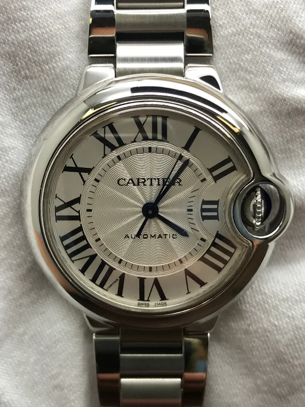 Cartier Ballon Bleu de Cartier 3489 / W6920071 Silver Dial Automatic  Women's Watch