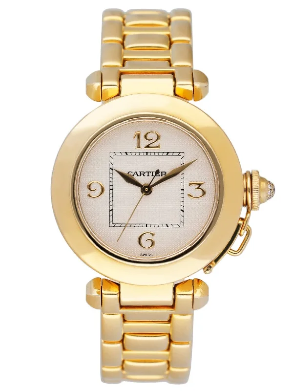 Cartier Pasha 2399 18K Yellow Gold Ladies Watch