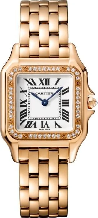 Cartier Panthere WJPN0009 Midsize Pink Gold Watch Box Papers NEW