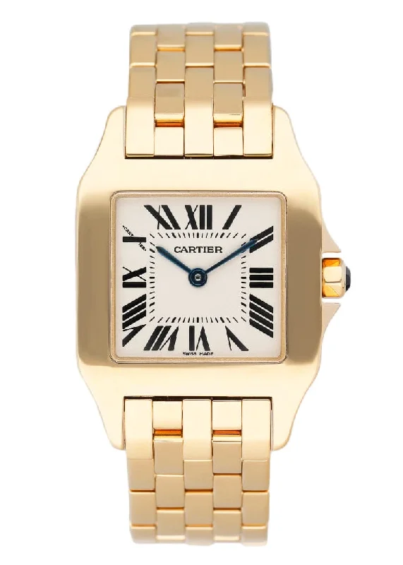 Cartier Santos Demoiselle W25062X9 18K Yellow Gold Ladies Watch