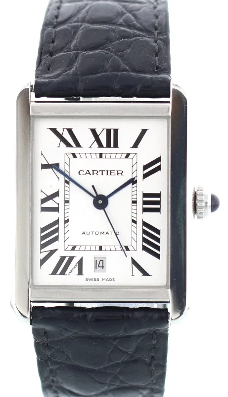 Cartier Tank Solo 3515 / W5200028 Stainless Steel Automatic