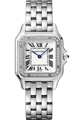 Cartier Panth�re de Cartier Watch - 27 mm Steel Case - Diamond Bezel - W4PN0008