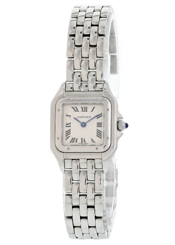 Cartier Panthere W25033P5  / 1320 Stainless Steel Ladies Watch