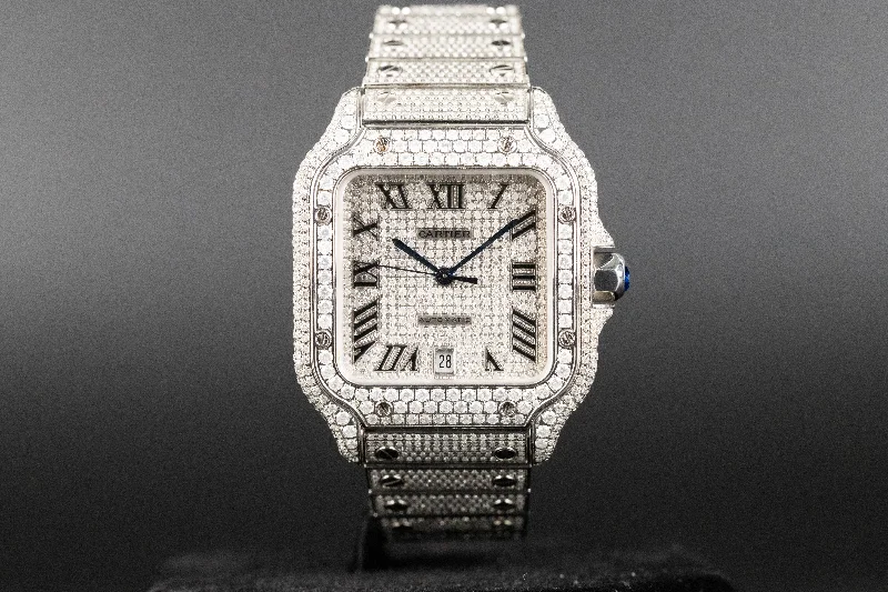 Cartier<br>WSSA0018 Santos De Cartier Custom Diamond