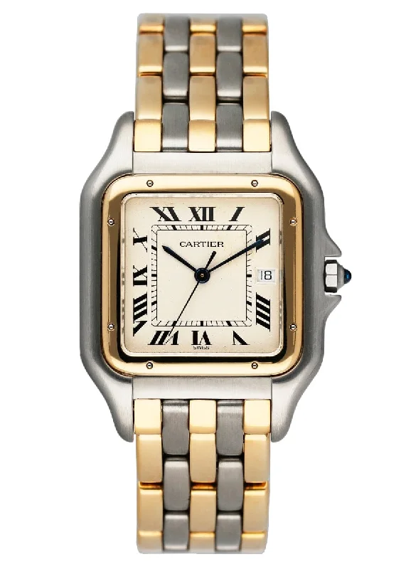 Cartier Panthere Jumbo 187957 Three Rows Mens Watch