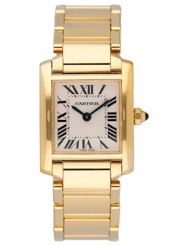 Cartier Tank Francaise W50002N2 Yellow Gold Ladies Watch