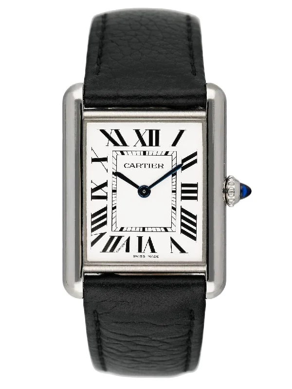 Cartier Tank Must WSTA0041 Stainless Steel Large Model Watch