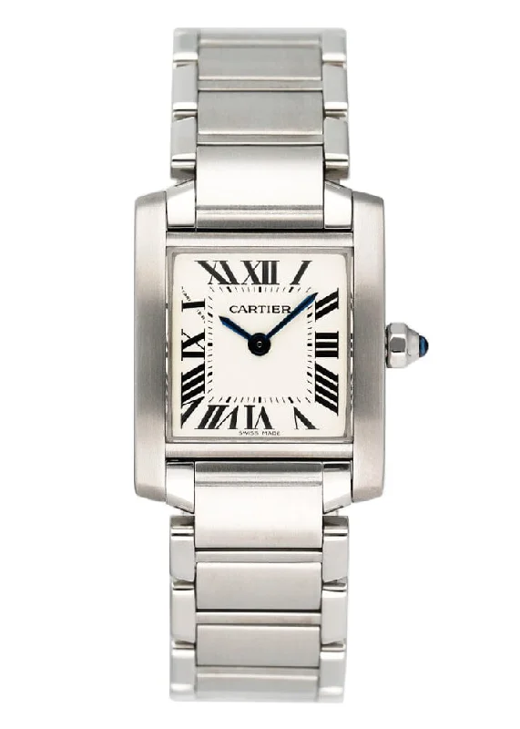 Cartier Tank Francaise W51008Q3 Stainless Steel Ladies Watch