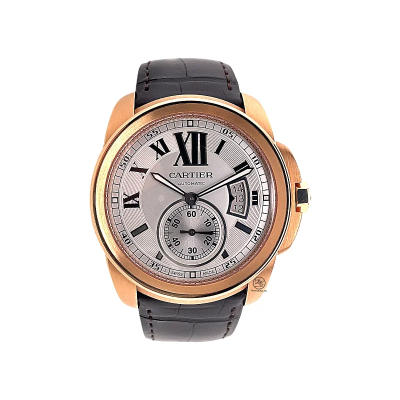 Pre-Owned Cartier 18K SOLID ROSE GOLD CALIBRE DE CARTIER W7100009