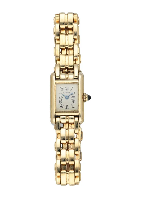 Cartier Tank 828003 18K Yellow Gold  Ladies Watch