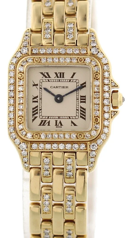 Cartier Panthere 1280 2 18k Yellow Gold & Factory Diamonds