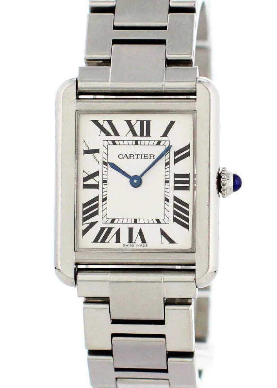 Cartier Tank Solo Stainless Steel 3170 Ladies Watch