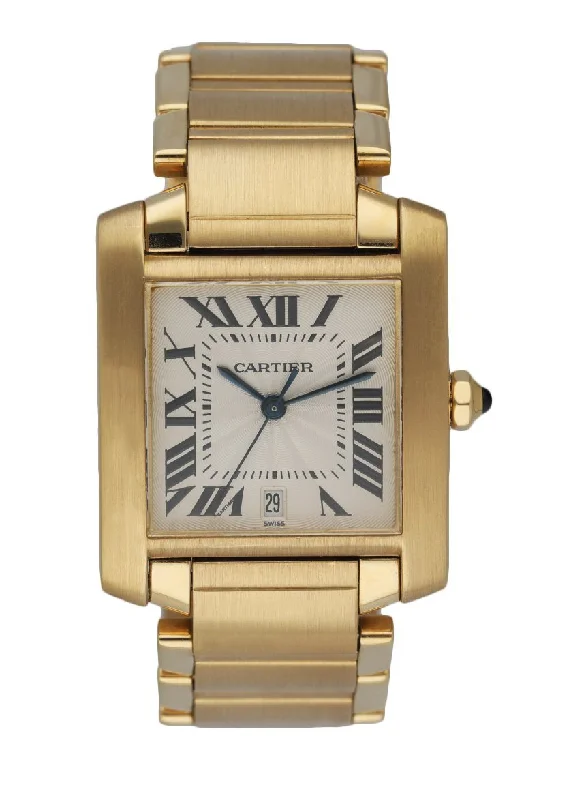 Cartier Tank Francaise 1840 18K Yellow Gold Men's Watch