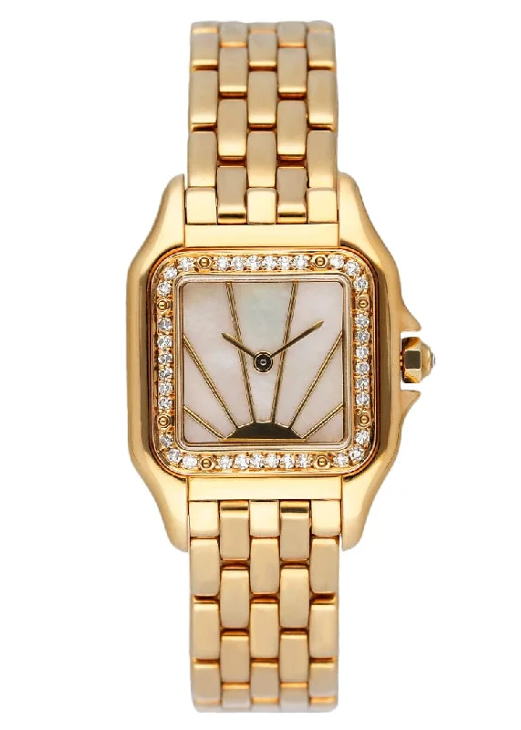 Cartier Panthere MOP Diamond Dial Ladies Watch