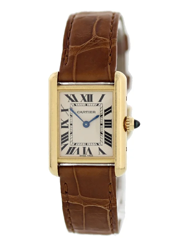 Cartier Tank Louis 2442 18k Yellow Gold ladies Watch