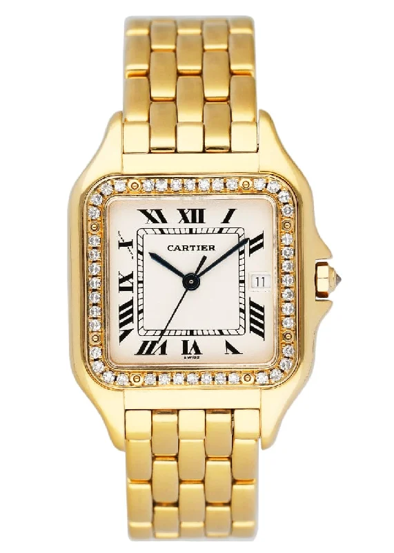 Cartier Panthere 88369 Diamond Bezel Ladies Watch