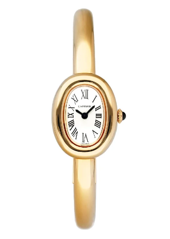 Cartier Baignoire Mini WGBA0021 Size 16 Ladies Watch Box Papers