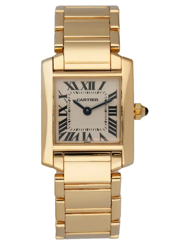 Cartier Tank Francaise 1820 18K Yellow Gold Ladies Watch