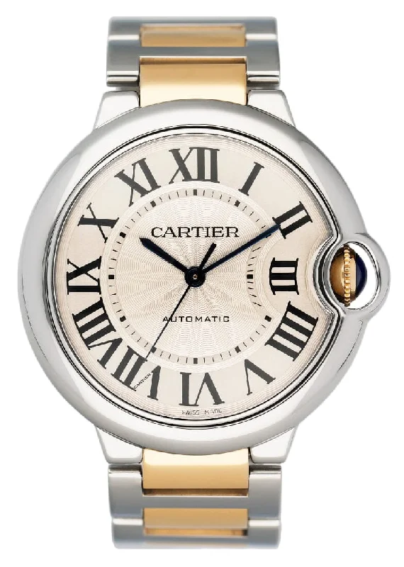 Cartier Ballon Bleu W6920047 Two-Tone Yellow Gold Mens Watch